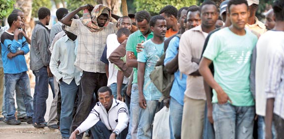 African illegal aliens in Israel1