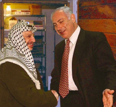 Netanyahu Arafat